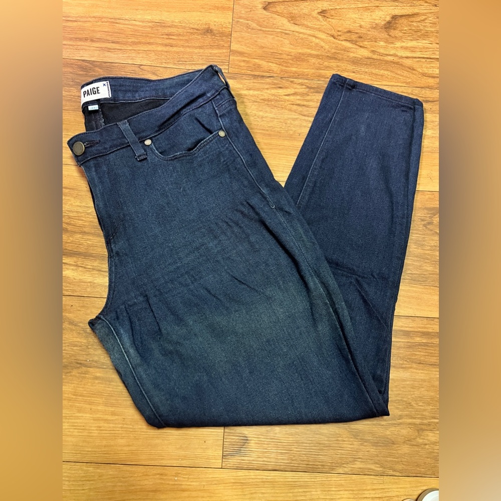 Dark Blue Paige Skinny Jean size 31
